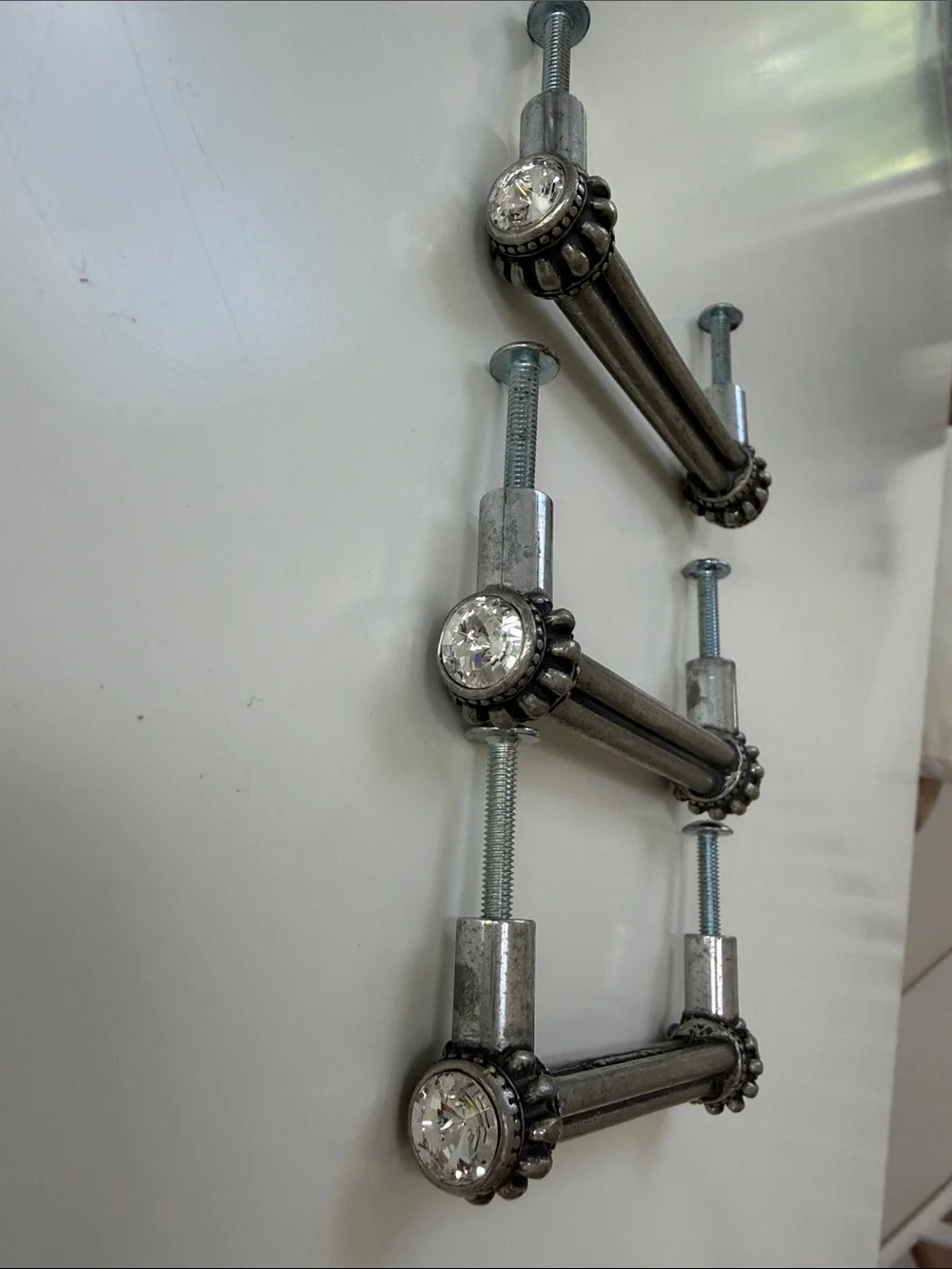 Carpe Diem Swarovski Crystal Knobs (Set of 7) with drawer pulls(3)